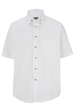 EASY CARE POPLIN SHORT SLEEVE MENS SHIRT