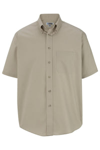 EASY CARE POPLIN SHORT SLEEVE MENS SHIRT