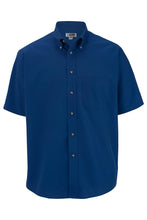 EASY CARE POPLIN SHORT SLEEVE MENS SHIRT