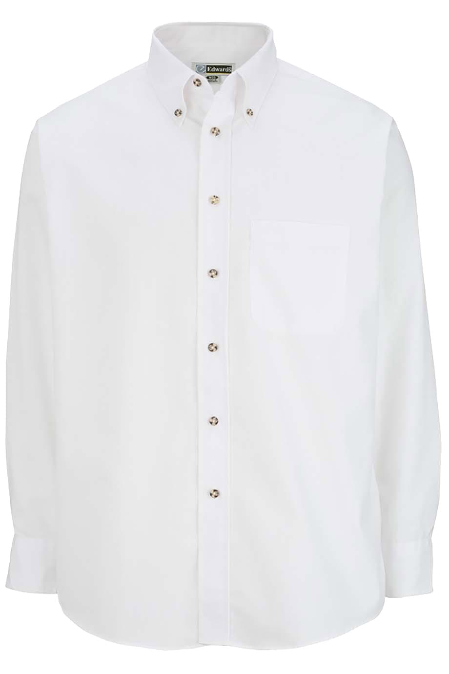 EASY CARE POPLIN LONG SLEEVE MENS SHIRT