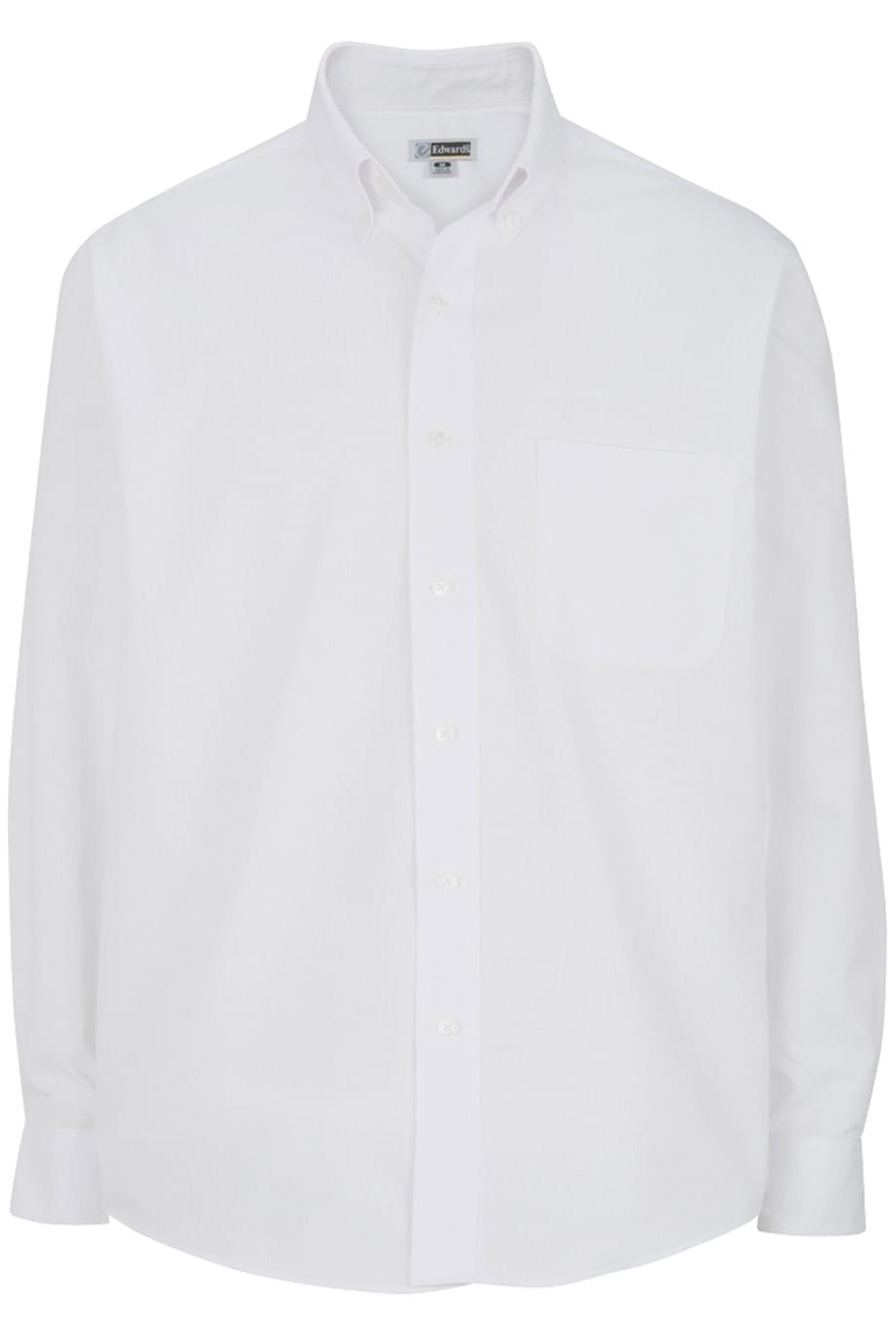 LIGHTWEIGHT POPLIN LONG SLEEVE MENS SHIRT