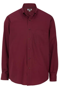 LIGHTWEIGHT POPLIN LONG SLEEVE MENS SHIRT