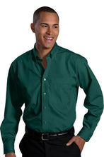 LIGHTWEIGHT POPLIN LONG SLEEVE MENS SHIRT