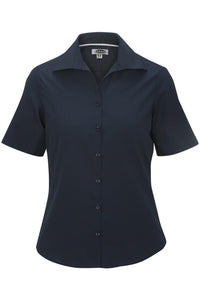 LIGHTWEIGHT POPLIN SHORT SLEEVE LADIES SHIRT