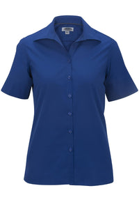 LIGHTWEIGHT POPLIN SHORT SLEEVE LADIES SHIRT