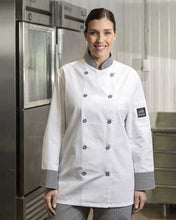 Chef Coat with Contrast Trim