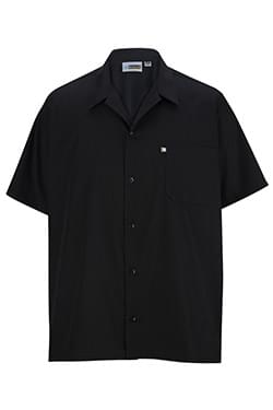 Short Sleeve Unisex Cook Shirt With Mesh Back. 1305