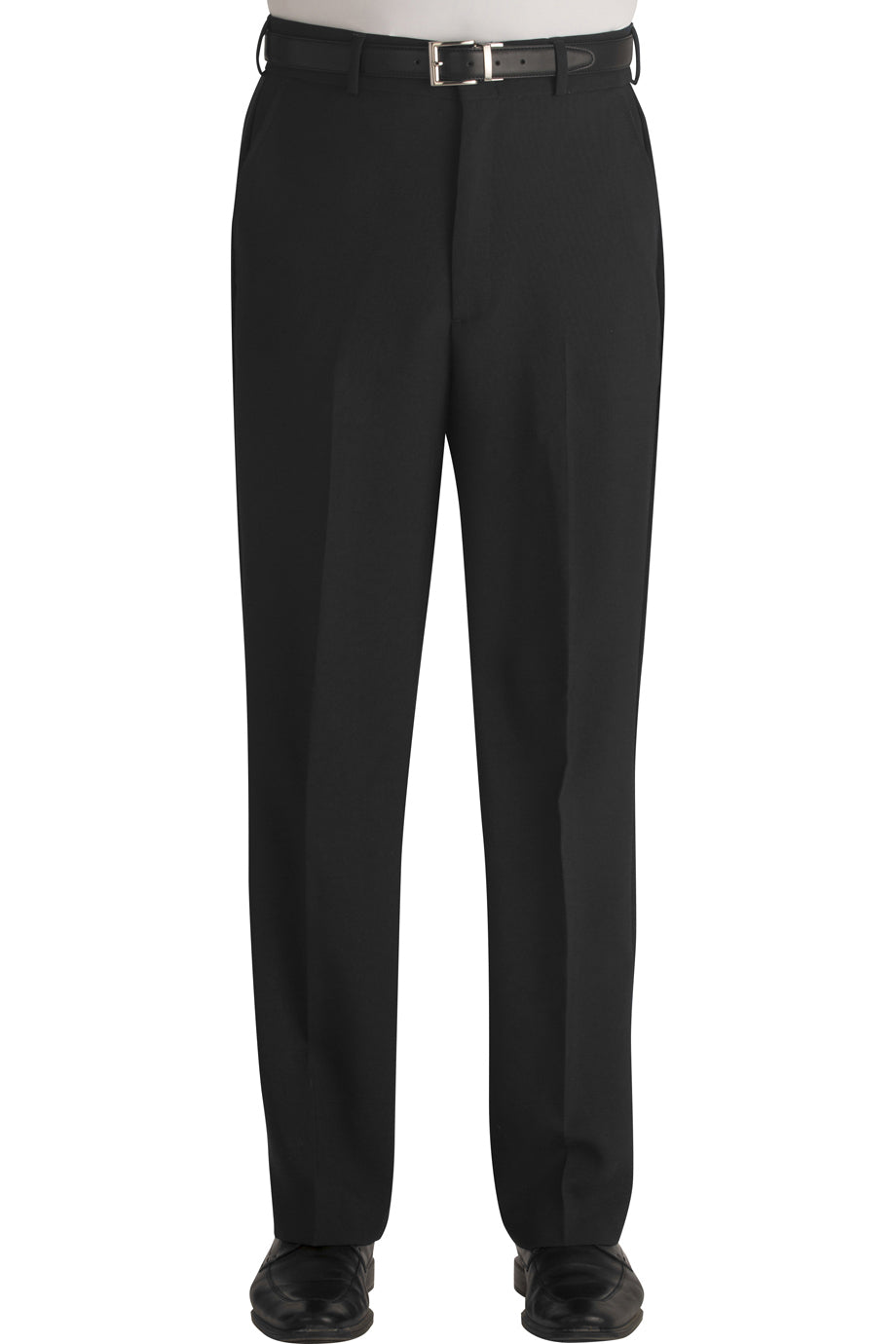 Polyester Flat Front Pant. Mens'
