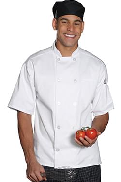 Short Sleeve Classic Chef Coat - 10-Buttons. 3306