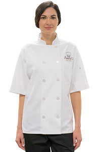 Mesh Back Chef Coat - 10-Buttons. 3333