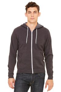 BELLA+CANVAS® Poly-Cotton Fleece Full Zip. 3739