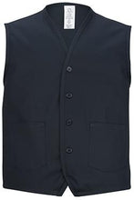 Twill Vest With Waist Pockets. Unisex. 4106