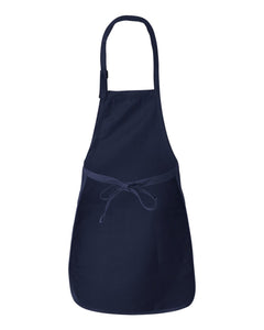 Q-Tees - Full-Length Apron with Pockets - Q4350