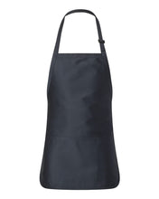 Q-Tees - Full-Length Apron with Pouch Pocket - Q4250