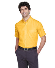 Core 365 Men's Optimum Short-Sleeve Twill Shirt. 88194