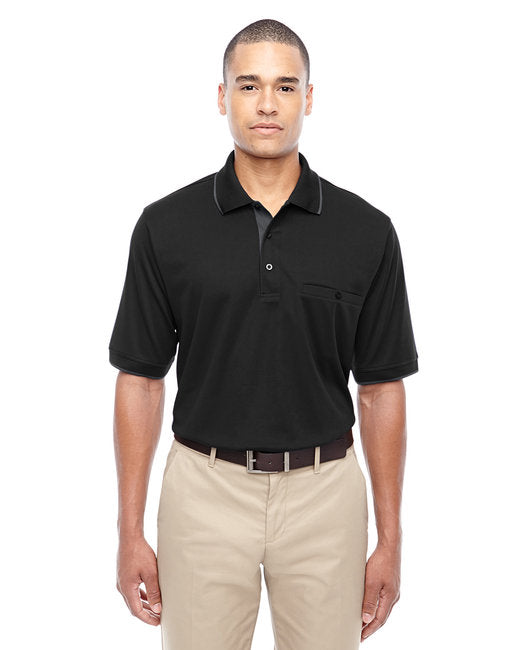 Core 365 Men's Motive Performance Pique Polo with Tipped Collar. 88222