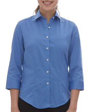 Ladies' Three-Quarter Sleeve Baby Twill Dress Shirt. 18CV527