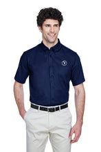 Jimmy the Greek- Mens' Button Up Short Sleeve Twill Shirt