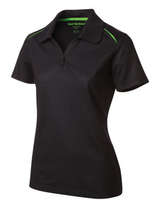 COAL HARBOUR® Snag Resistant Contrast Inset Ladies' Sport Shirt. L4002
