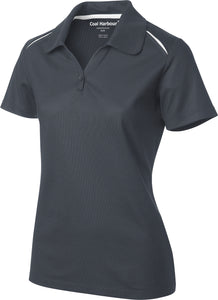COAL HARBOUR® Snag Resistant Contrast Inset Ladies' Sport Shirt. L4002