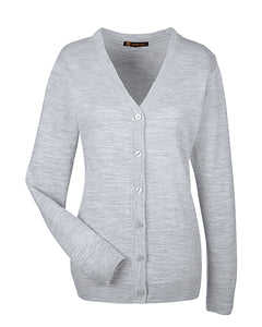 Harriton Ladies' Pilbloc™ V-Neck Button Cardigan Sweater. M425W