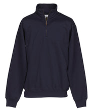 Jastex Quarter Zip Cadet Collar Sweatshirt. J8550