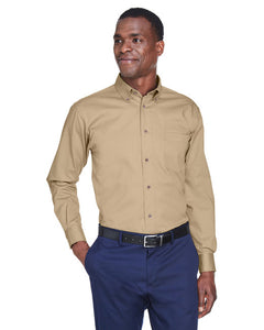 Men's Easy Blend™ Long-Sleeve Twill Shirt With Stain-Release