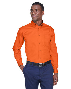 Men's Easy Blend™ Long-Sleeve Twill Shirt With Stain-Release