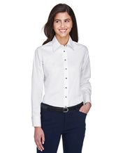 Ladies' Easy Blend™ Long-Sleeve Twill Shirt With Stain-Release. M500W