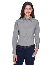 Ladies' Foundation 100% Cotton Long-Sleeve Twill Shirt With Teflon™