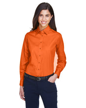 Ladies' Easy Blend™ Long-Sleeve Twill Shirt With Stain-Release. M500W