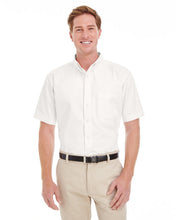 Men's Foundation 100% Cotton Short-Sleeve Twill Shirt with Teflon™